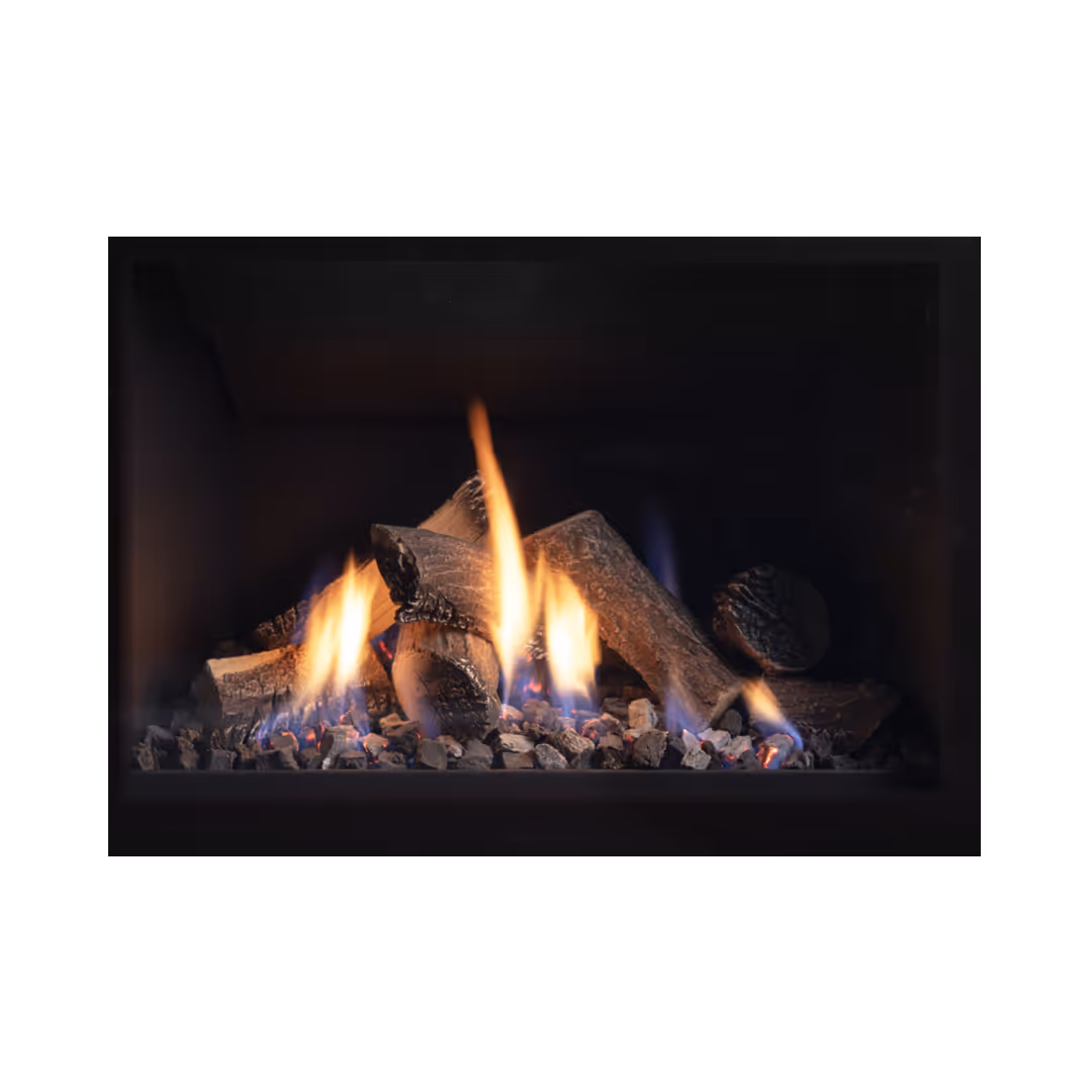 Splitwood fuel bed